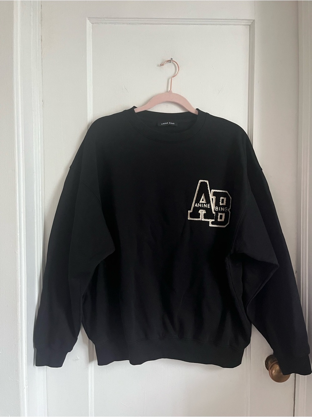 Anine Bing MILES OVERSIZED SWEATSHIRT LETTERMAN